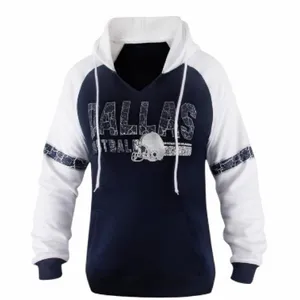 Dallas Football Hoodie Hoodie Women’s 2XL White Silver Athletic Vintage Style A6 thumbnail 1
