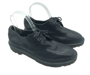 Dr. Martens Immanuel Loafers Lace Up Leather Black Mens 7 Womens 8 thumbnail 1