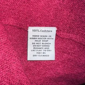 Claudia Nichole cashmere red cozy luxe M cardigan thumbnail 5