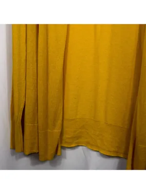 Old Navy XL Mustard Yellow Open Front Cardigan thumbnail 3