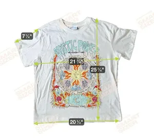 Bershka white multicolor Oversized shirt size Small "witchery time" mystic power thumbnail 10