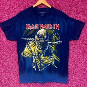 Iron Maiden Piece of Mind Heavy Album Art Metal Tie Dye M thumbnail 1