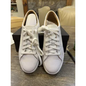 Club Monaco Jowenna White Low Top Sneaker Women's Size 9 Leather Classic! thumbnail 5