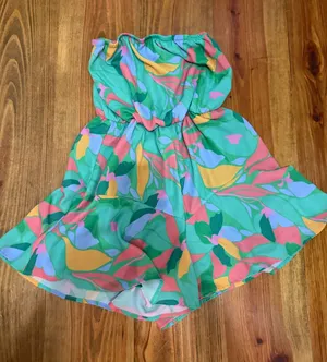 Pink Lily Romper Floral thumbnail 1