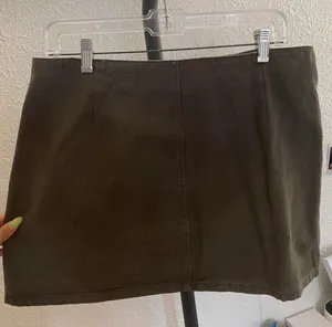 green mini skirt thumbnail 2