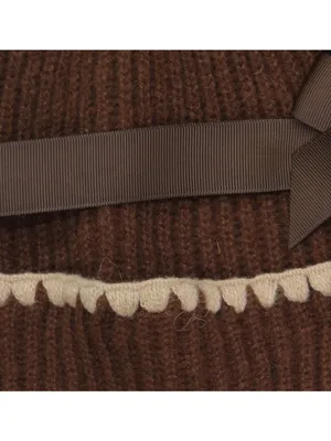 NWT On 34th Ribbed Beanie and Gloves Boxed Set MO9042501 Chocolate Brown thumbnail 5