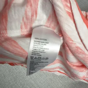 Tommy Bahama Tank Dress Womens Small Pink White Striped Scoop Neck Cotton Jersey thumbnail 6