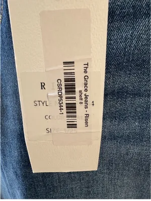 Risen NWT high rise wide leg Jean in medium wash thumbnail 6