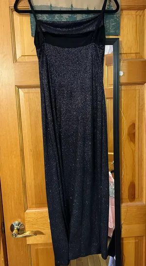 Bebe Sparkly Black Dress thumbnail 5