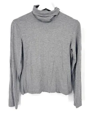 Les Copains Turtleneck Top in‎ Gray Size IT 44 US 8 thumbnail 1