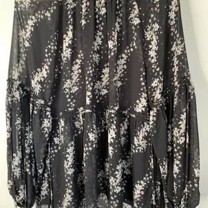 All Saints Eimar Cultivar Balloon Sleeve Sheer Floral Womens Top Size 4 Small thumbnail 8
