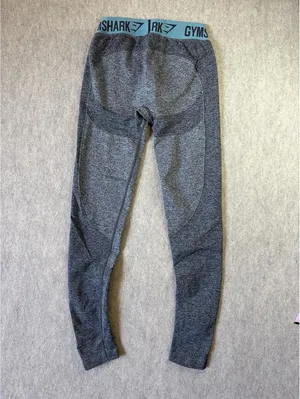 GYMSHARK Flex Leggings Women’s Medium Gray Low-Rise Seamless Ankle Length thumbnail 7