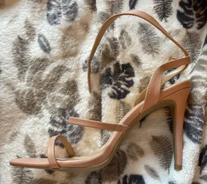 Lulus Strappy Nude Heels thumbnail 1