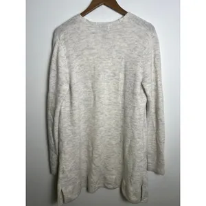Old Navy Wm Med Open Front Marled Knit Cardigan Sweater Pockets Minimalist Basic thumbnail 4