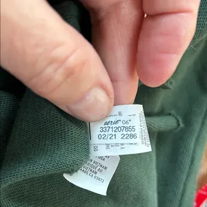 Aerie Oversized Lace Up Hoodie-Distressed Hunter Green, boxy fit. Size Medium thumbnail 7