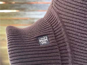 Lauren Ralph Lauren Ribbed Brown Turtleneck Sweater XL minimalist fall classic thumbnail 3