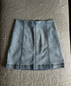 Wild Fable High-Waisted Light Wash Denim Skirt thumbnail 2