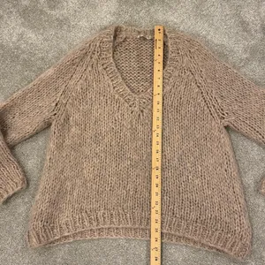 Mes Demoiselles chunky Mohair Blend Sweater V-Neck size Medium oversized thumbnail 11