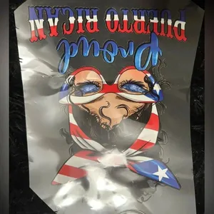 Proud Puerto Rican women‎ T-shirt thumbnail 3