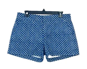 American Living Women Jean Shorts Stars Size 8 Stars Blue White thumbnail 1
