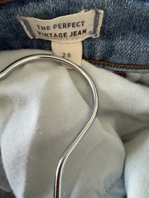 Madewell The Perfect Vintage Jeans Size 28 Blue High Rise Straight Leg M3114 thumbnail 3