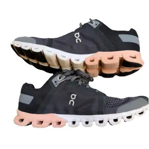 On Cloud Women's Cloudflow Gray And Pink‎ Athletic Running Sneaker Shoes Size 9 thumbnail 7