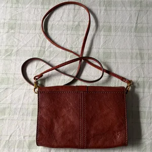 Frye Ring Elegant Brown Leather Crossbody Bag thumbnail 2