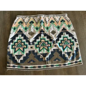 Express Y2K Low-Rise Aztec Sequin Mini Skirt‎ - Size XS thumbnail 8
