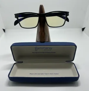 Gammaray Optix Blue Light Blocking Glasses with Black Frame thumbnail 1