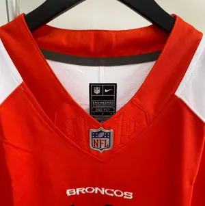 Bo Nix #10 Denver Broncos Orange Home Game Jersey NWT thumbnail 4