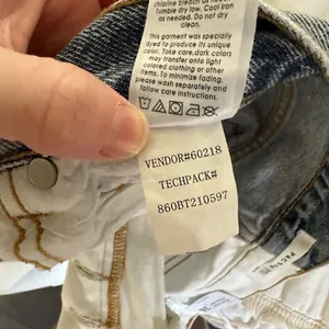Pacsun Women’s 26 Colorblock High Rise Straight Jeans NWT thumbnail 6