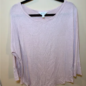 Market & Spruce Blush Long Sleeve Tee thumbnail 1