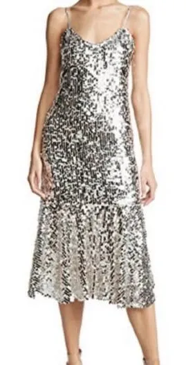 Veronica Beard Mykola Sequin Midi Dress size 8 NWT thumbnail 1
