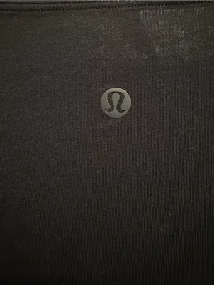 Lululemon Womens Back In Action Shirt Size 8 Pima Cotton Black Athleisure W3CE0S thumbnail 5