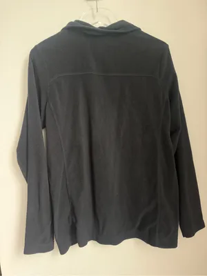 Columbia Women's Black Quarter-Zip Fleece Pullover thumbnail 2