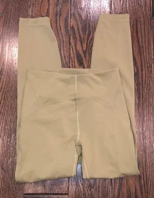 Lululemon green athletic leggings size 4 thumbnail 1