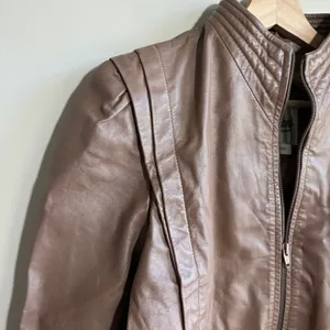 Berman's the leather experts made in korea bomber jacket full zip women's 12 thumbnail 2