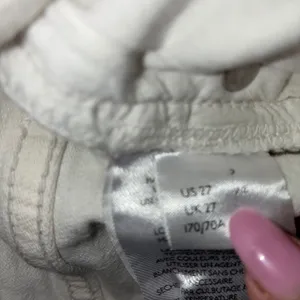 Pilcro & the Letterpress Anthropologie Jeans Womens 27‎ Cream High Rise Slim thumbnail 15