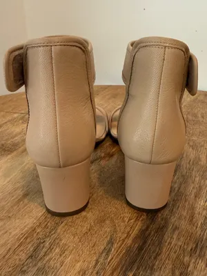 Nurture by Lamaze Leila Block Heel Sandal Nude Blush Leather Size 7.5 thumbnail 7