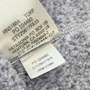 Patagonia Womens XS Better Sweater 1/4 Zip Pullover Vail‎ Logo Lavender thumbnail 6