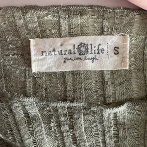 3235 | Natural Life Ribbed Knit Boat Neck Top Sage Green Boho Women S thumbnail 5