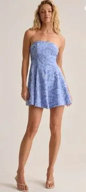 Altar'd State Maia Embroidered Mini Dress thumbnail 1