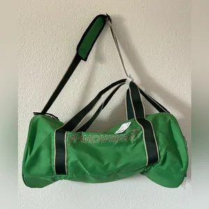 Free people good sport duffle bag green nwt thumbnail 4