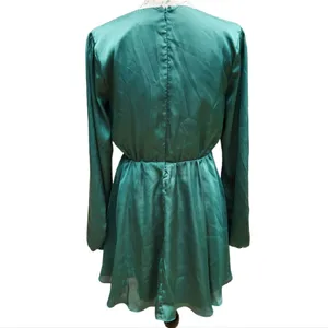 Lovers + Friends Ivy Dress Fit and Flare‎ Long Sleeve Green Small thumbnail 4