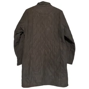 Barbour Women’s Size 8 Black Cashmere Touch Classic Mid Length Quilted Jacket thumbnail 3