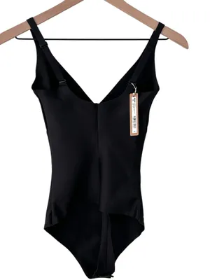 NWT Skims Body Unlined Plunge Bodysuit black Size M ( Sold Out) thumbnail 4