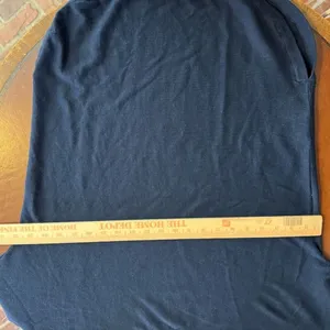 Lululemon 100% cotton‎ Long Sleeve Sweater Navy Blue Size 8 Layer Capsule thumbnail 4
