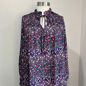 Y.A.S Yasmalone Oversized Floral Long Sleeve Maxi Dress‎ Boho 7/8 Sz Small thumbnail 9