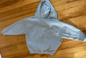 Grey Brandy Melville Zip-Up Hoodie Oversized thumbnail 3