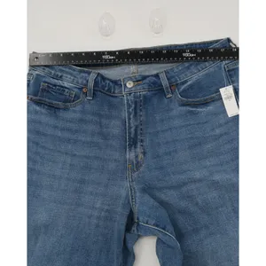 Old Navy OG Loose High Rise Secret Smooth Pockets Jeans Medium Wash Blue 16‎ NEW thumbnail 4